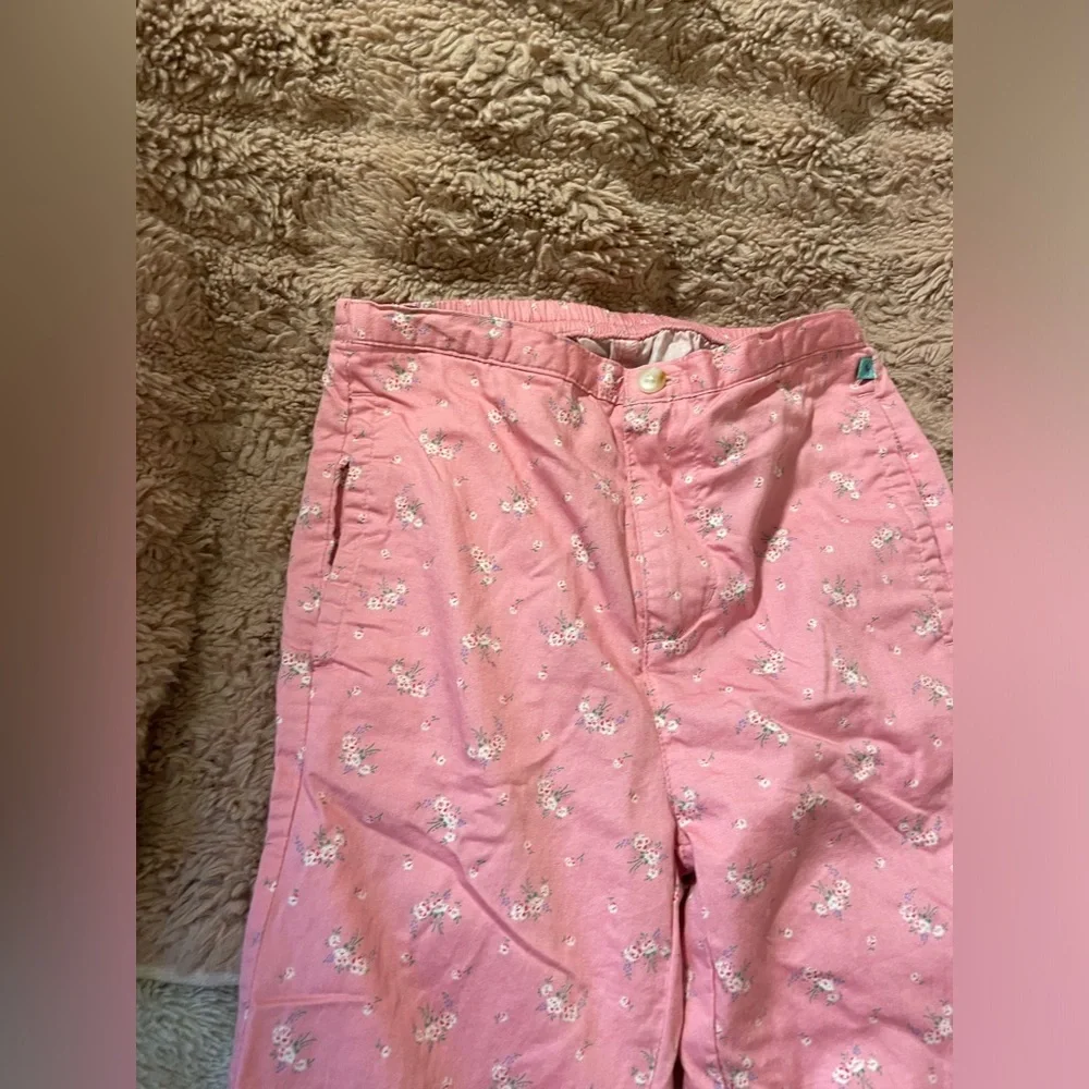 EUC Vintage Ralph Lauren Girl’s Pink Floral Pants